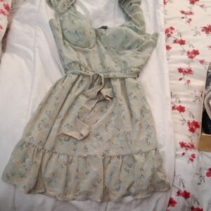 Lily Rose Blue Floral Maxi Dress